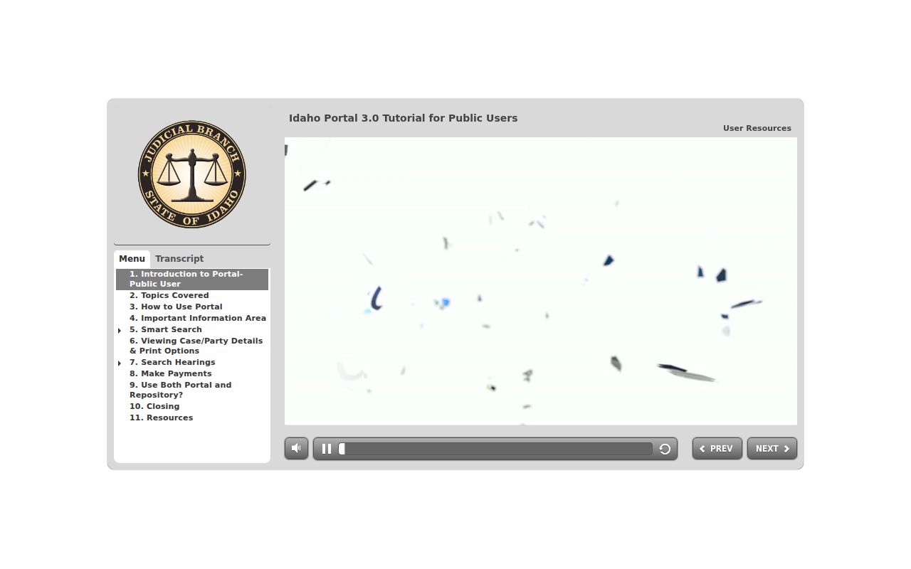 Oneida County criminal court cases official iCourt tutorial