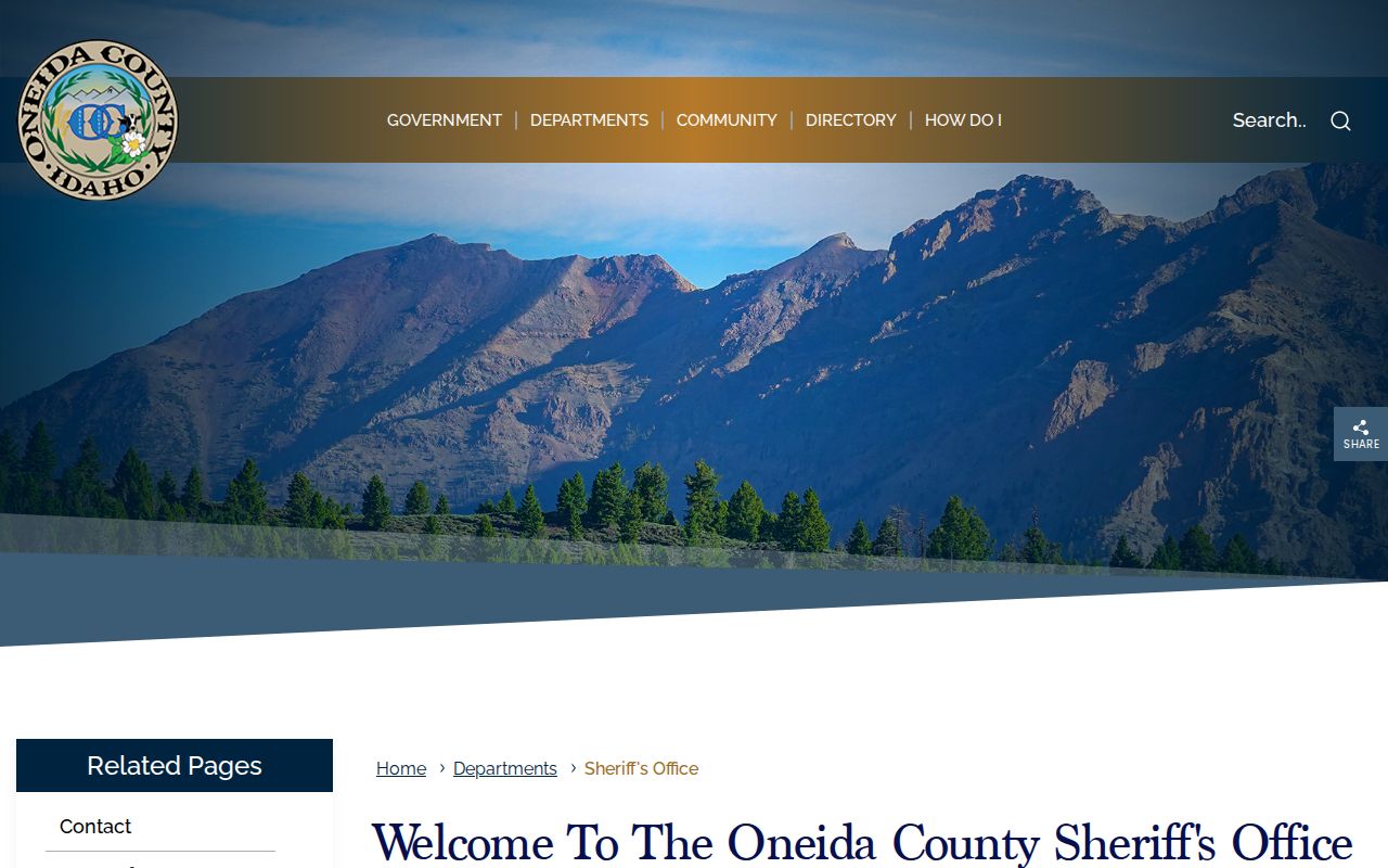 Oneida County criminal history sheriff records office