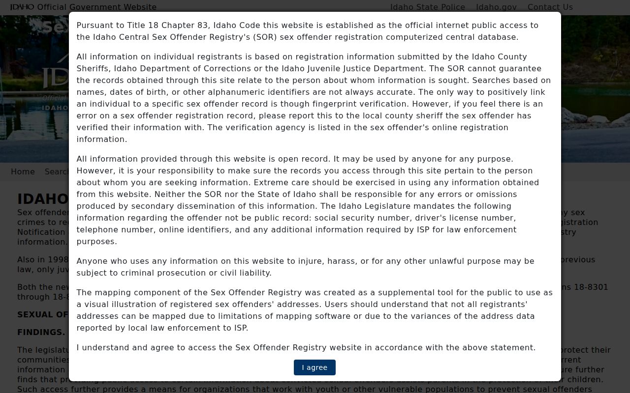Oneida County sex offender check violent predator list interface